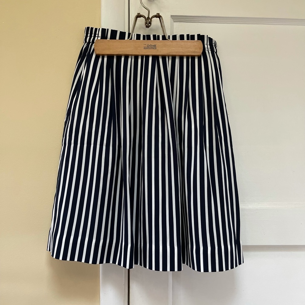 J Crew Striped Skirt